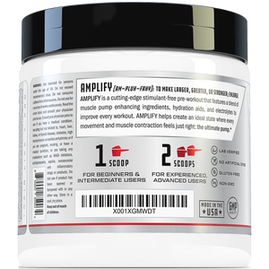 AMPLIFY PUMP PRE WORKOUT